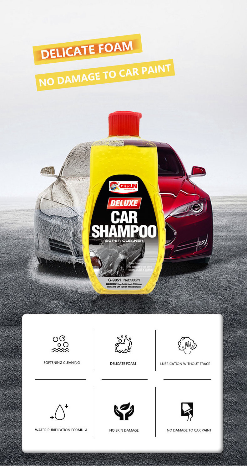 Car Cleaning Products High Quality Rich Foam Deep Cleaning Car Wash Shampoo