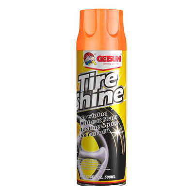 Getsun Wholesale Car Polish Tire Care Spray Tire Foam Tire Shine