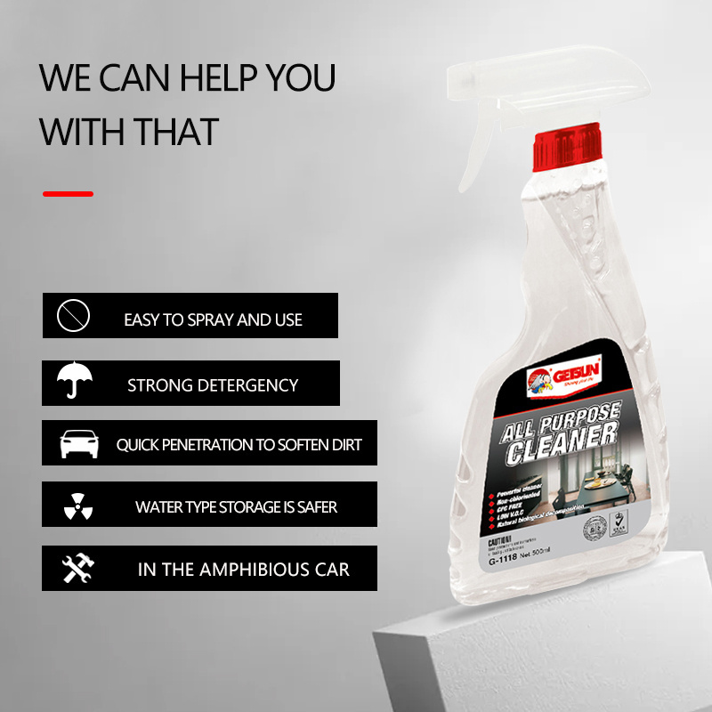 GETSUN getsun all purpose cleaner foam washer car care products multi-functional foaming cleaner spray