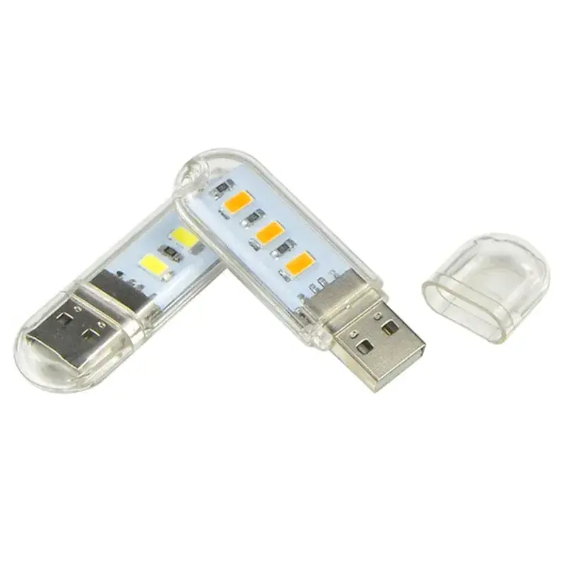 Timjay Mini USB LED Book Light Super Bright Reading Light SMD LED For Power Bank PC Laptop DC5V 3000-6500K Light Bulb Nightlight