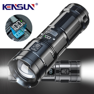 super bright Waterproof Zoomable 3500 Lumens 9000mah XHP90 Rechargeable USB Battery white laser flashlight LED Torch Flashlights