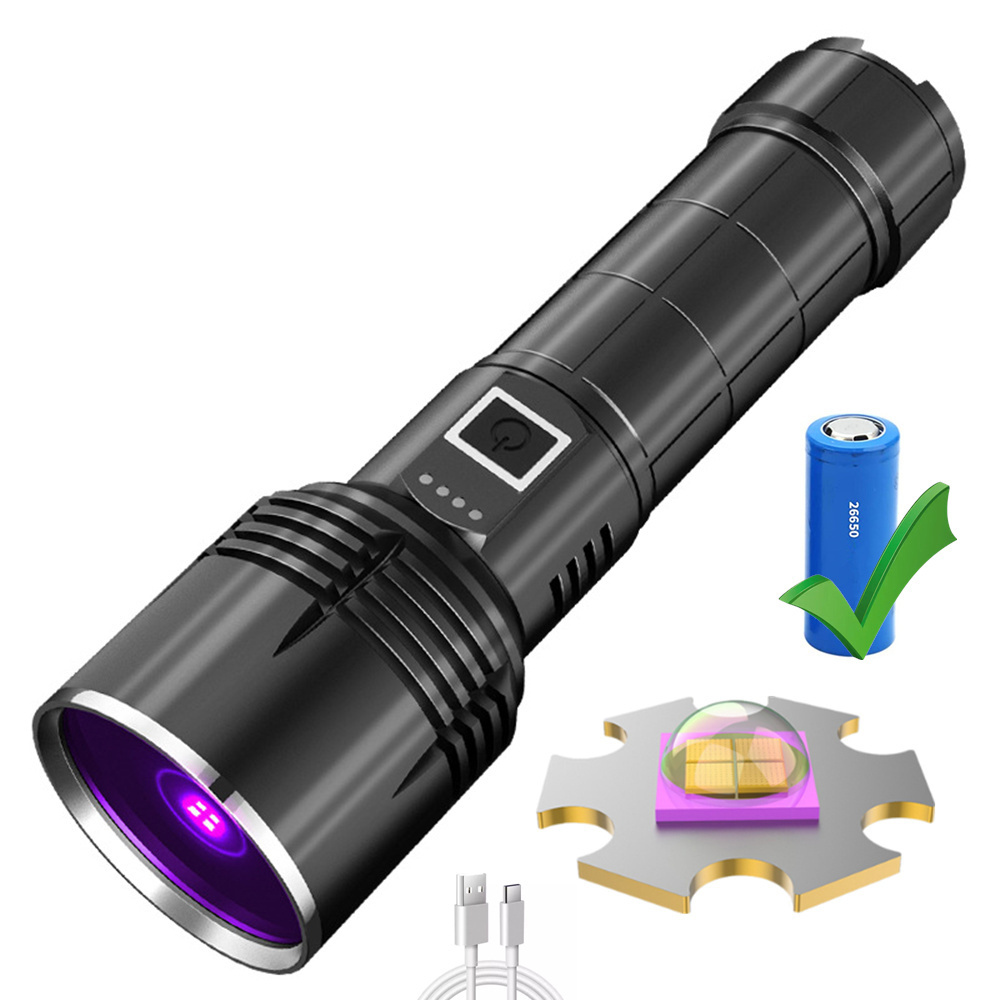 Helius 365nm UV Black Mirror Woodruff Special Identification Fluorescent Antigen Reagent led Detection tactical light flashlight