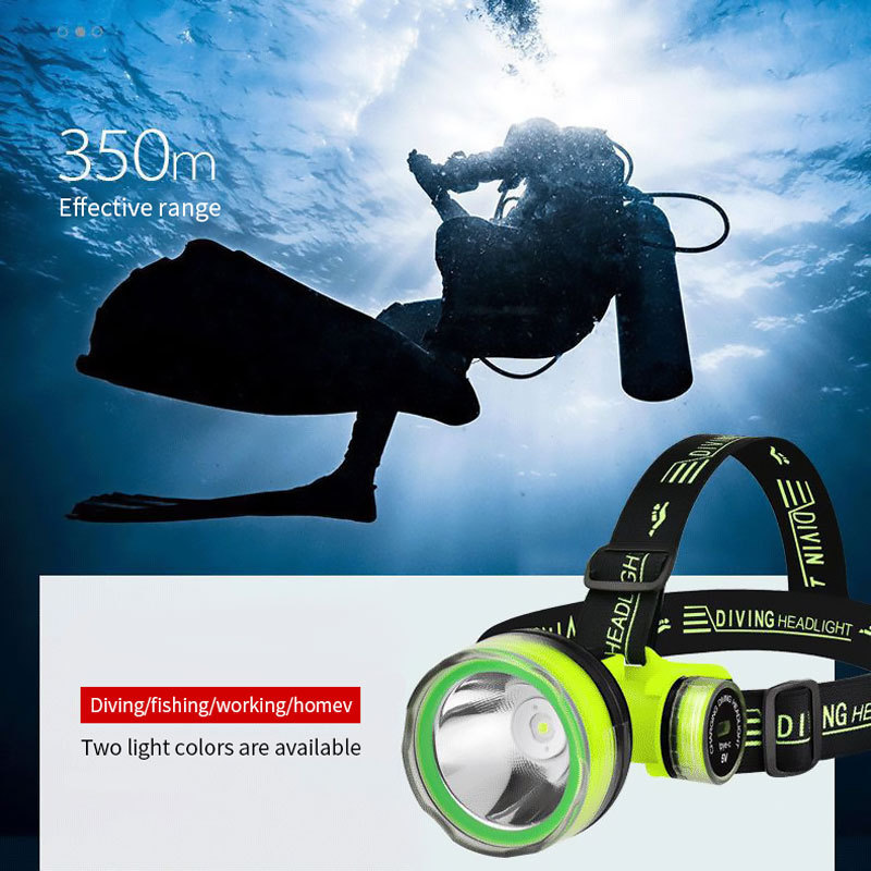 light usb rechargeable for camping, hiking, fishing1800 LumensWaterproof xpe Led Dive Head Torch Headlight For Diving  head lamp