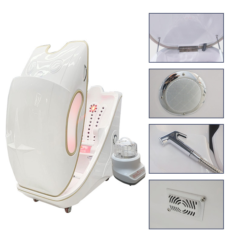 Guangyang infrared ozone sauna hydrotherapy capsule full spectrum sauna capsules whitening with soaking