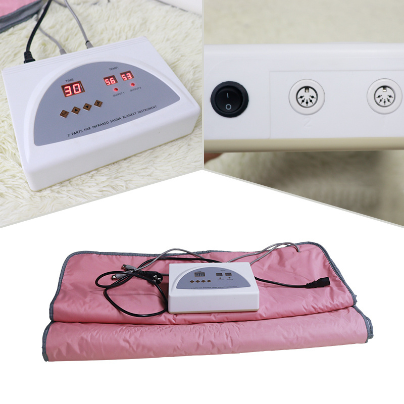 Guangyang 2024 new professional far Infrared Heating sauna blanket Infrared sauna 1 person