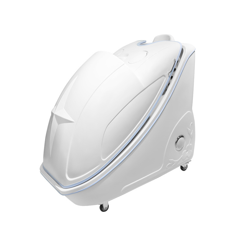 Guangyang Sauna spa capsule good price ozone therapy capsule with shower stretchable for cleaning