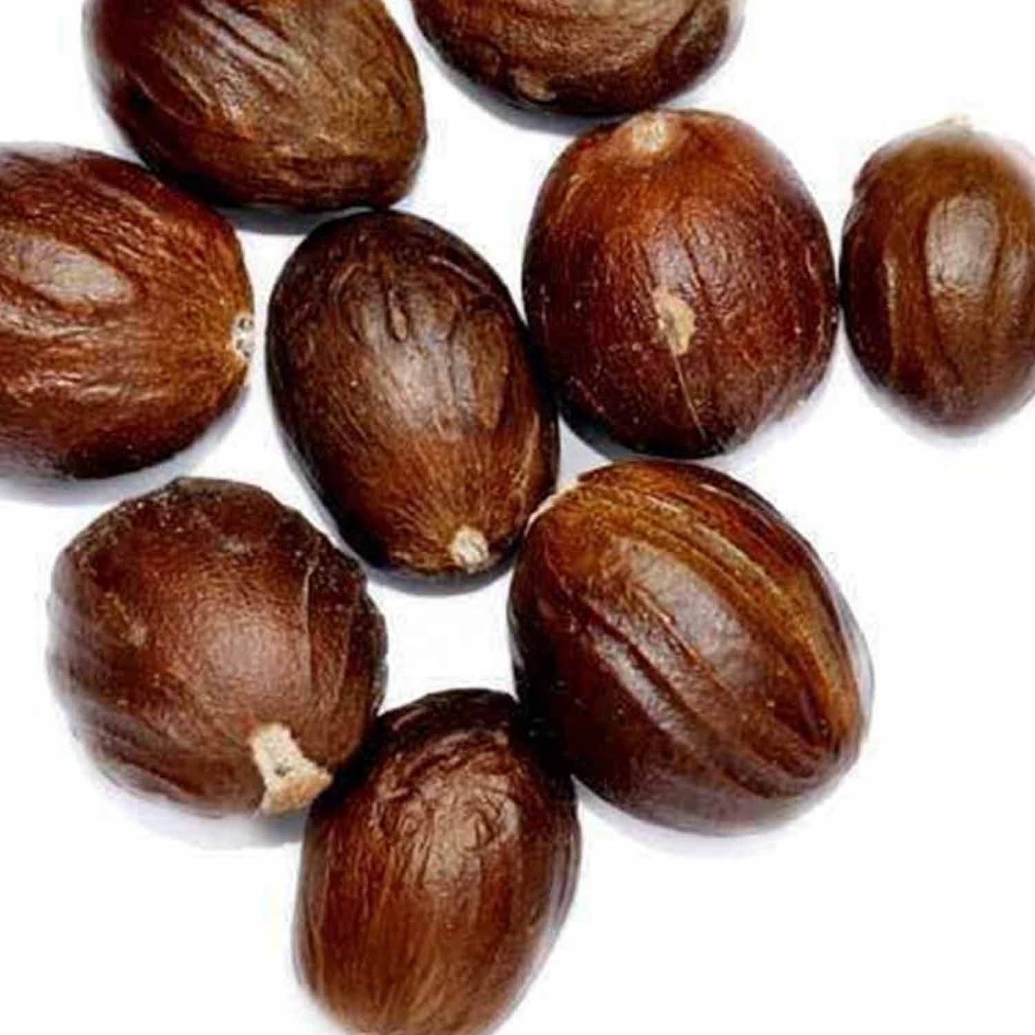 NUTMEG WITH SHELL Premium Quality Grade A 100% Organic Nutmeg WITHOUT SHELL + NUTMEG POWDER