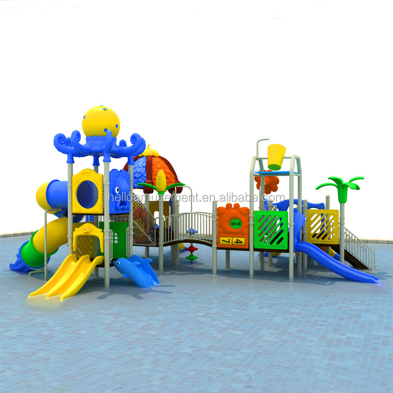 3-15y Children Swimming Pool Commercial Parks Adventure Play Outdoor Rick Games Water Slide for Sale