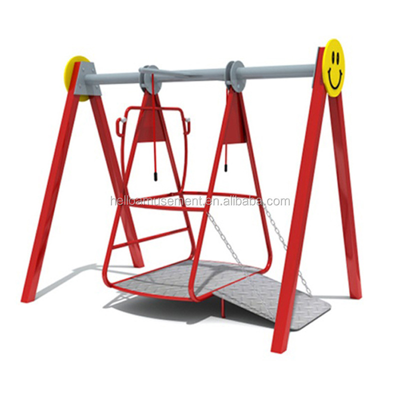 custom make children outdoor play special needs swings for disabled people