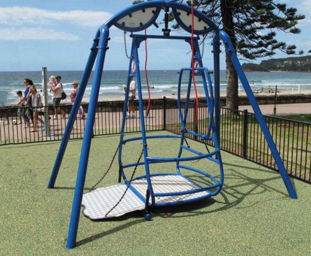 custom make children outdoor play special needs swings for disabled people