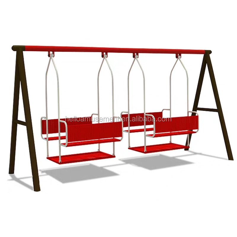 wide size double seat swing chairs safe children park swing outdoor swing for any ages