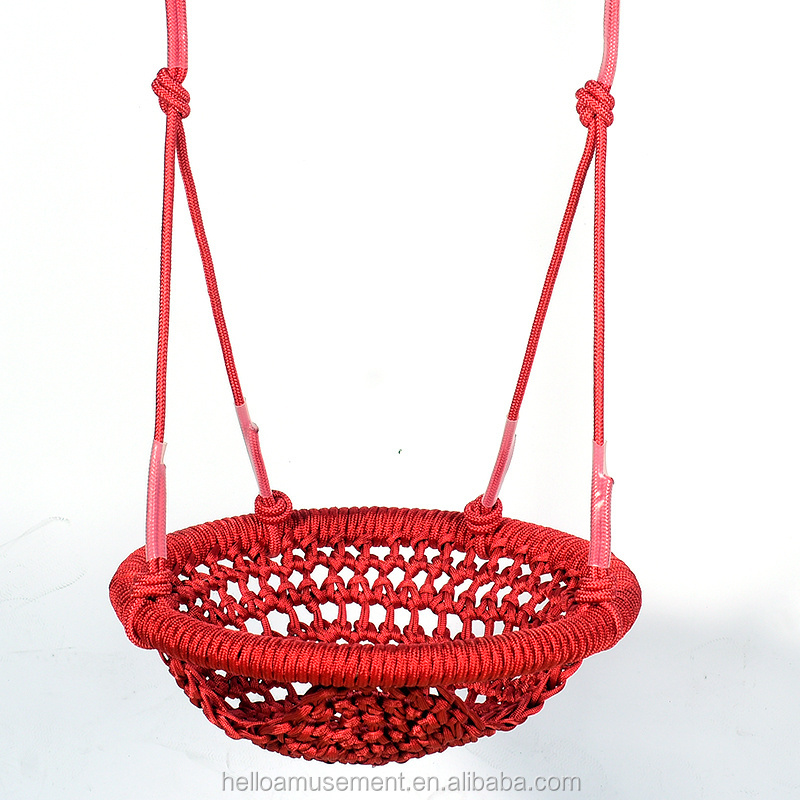 Children picnic toys outdoor garden play set net wing round swing sensory swing for wholesale