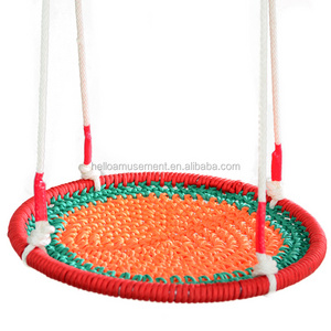 Children picnic toys outdoor garden play set net wing round swing sensory swing for wholesale