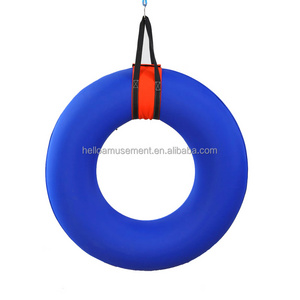 toddler vestibular function training balance exercise toy daycare indoor sensory training inflatable tire swing for wholesale.