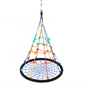 Kids vestibular balance exercise toy daycare sensory training net disk swing sensory play sensory swing for indoor