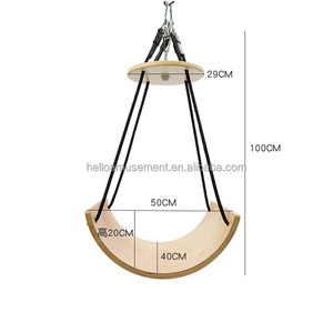 Suspension balance sports equipment U-shaped curved swing board indoor sensory training swing for children