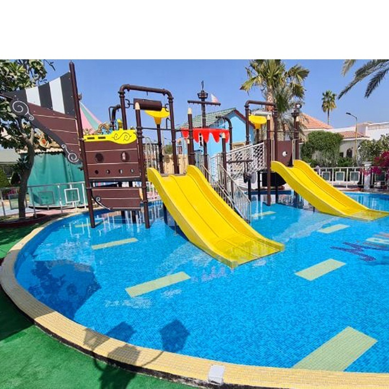 Children Water Park Fiberglass Pool  Water Slides For Garden Swimming Pools