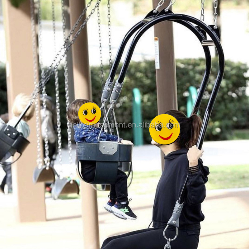 Round Children Kids Single Birds Nest Indoor Child Outdoor Swing For Commercial Playground on Sale