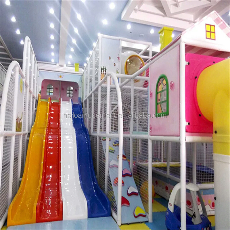 volcano slide commercial amusement parks kids ride games children soft indoor playground fiberglass long roller slide