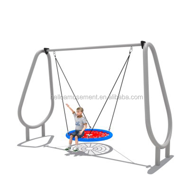 Round Children Kids Single Birds Nest Indoor Child Outdoor Swing For Commercial Playground on Sale