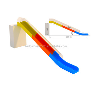 Outside toboggan children custom FRP slide fiberglass outdoor playground equipment for play yard