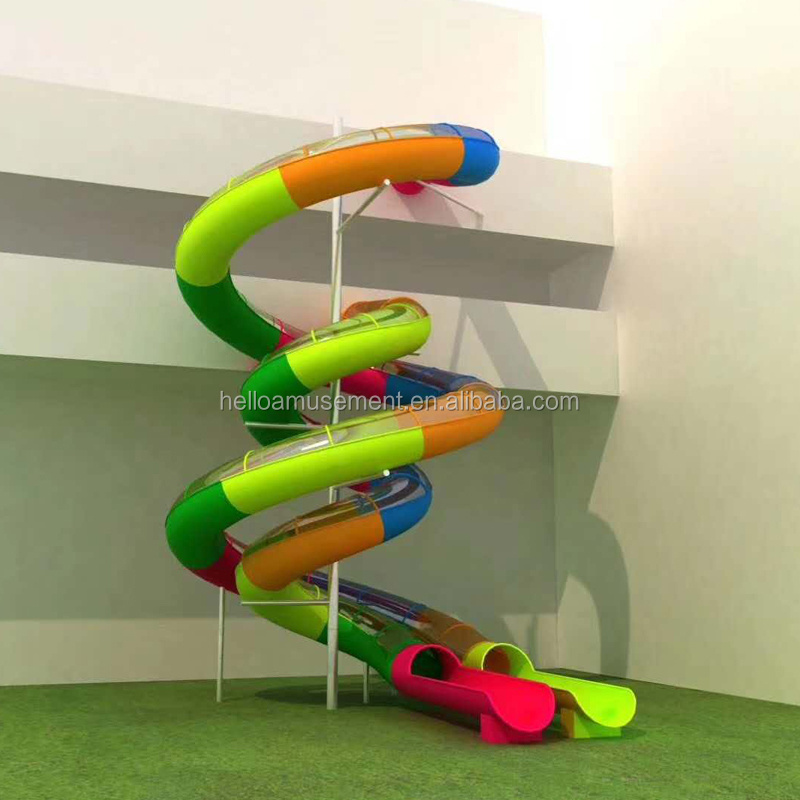 Outside toboggan children custom FRP slide fiberglass outdoor playground equipment for play yard