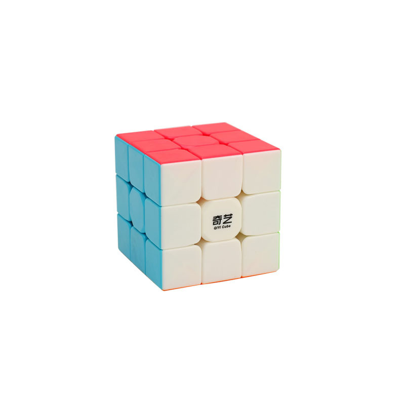 QiYi Warrior W 3x3x3 Stickerless Jelly Magic Cube 3 Layers Speed Cube Professional Puzzle Toy For Children Kids Gift