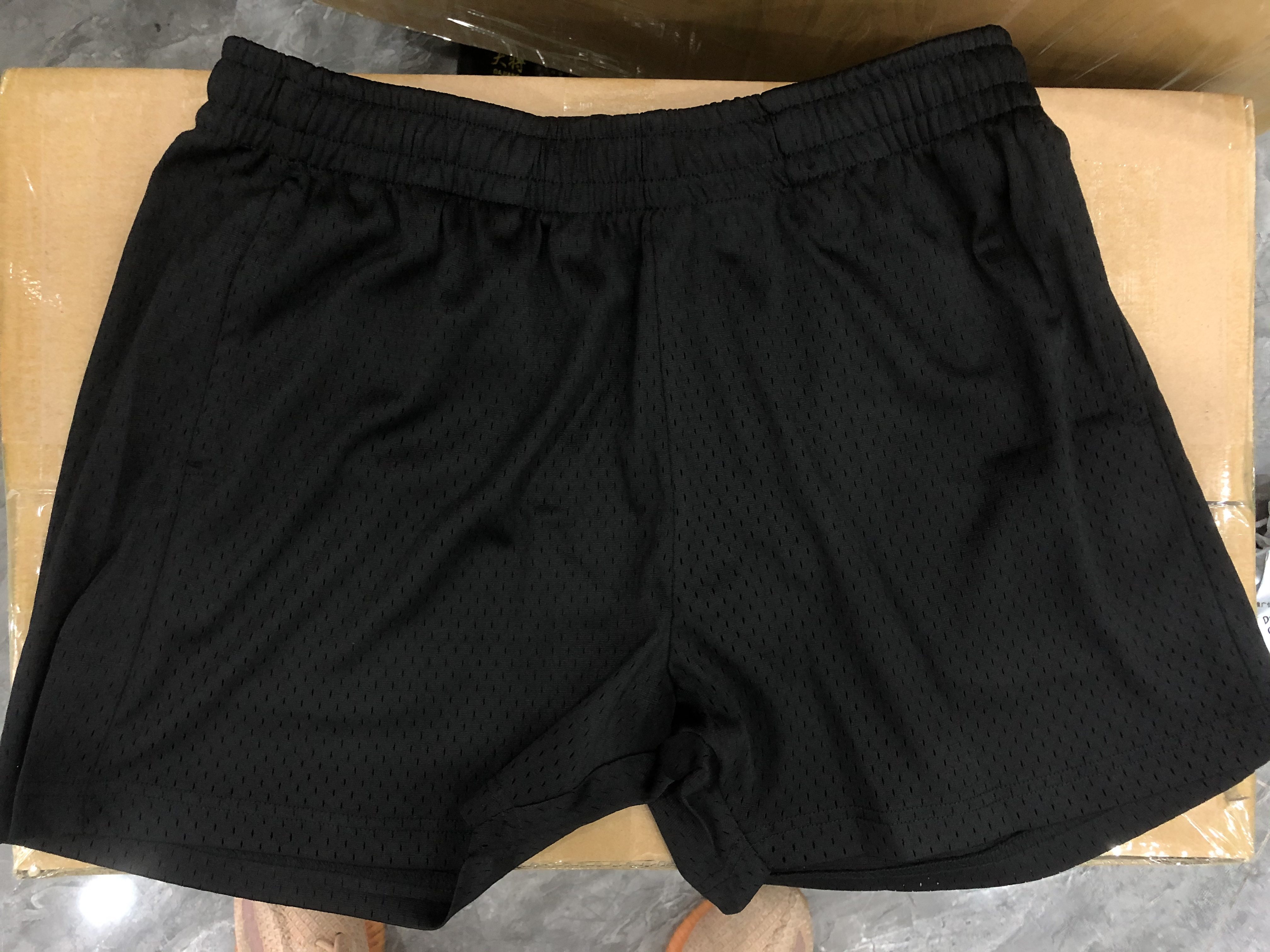 Custom mesh shorts Sublimation Plain Polyester StreetWear shorts Gym Blank Basketball 5 inch inseam mesh shorts blank