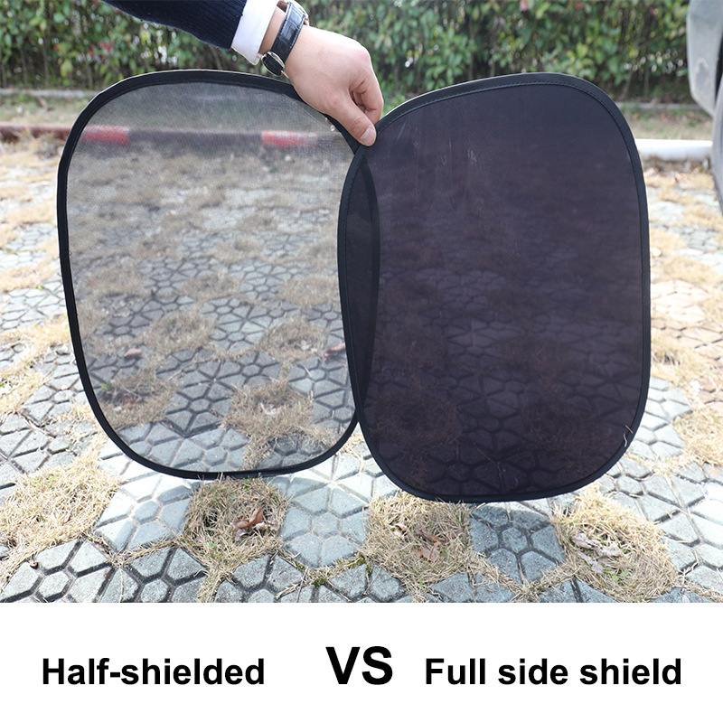 4PCS  Portable Folding Car Window Sun Shade Covers Visors Shade Windows Side Sunshade Cover