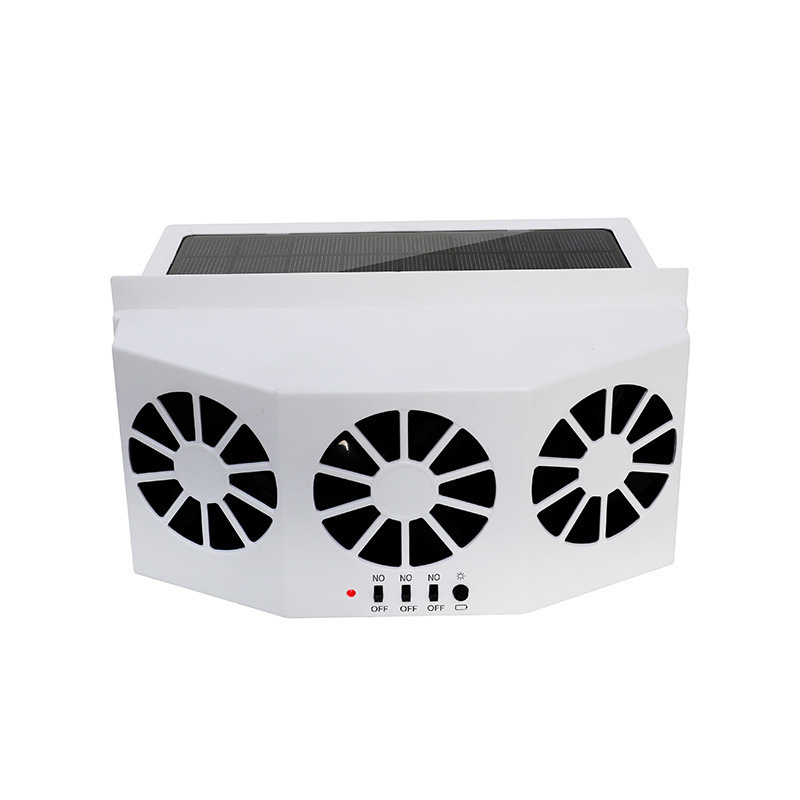 New Summer Solar Car Cooling Device Car Vent Fan Air Circulation Exhaust Fan For Vehicles With Car Vent Fan