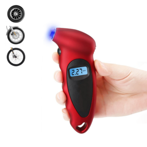 Digital Display Electronic Tire Pressure Gauge 5 Colors 4 Units LED Light Automatic Shutdown Multi-scene Tire Pressure Gauge