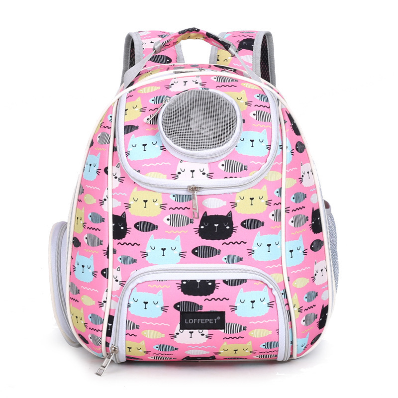 Cat and Dog Carrier Backpacks Soft-Sided Pet Cages Carriers Houses Travel Cat Carrier for Outdoor Walking Hiking