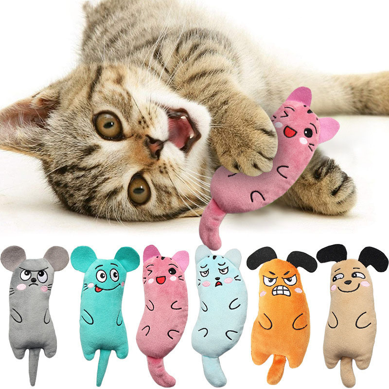 Cute Entertaining Catnip Filled Plush Interactive Cat Toys 2024 New Catnip Toys for Cats Chewing