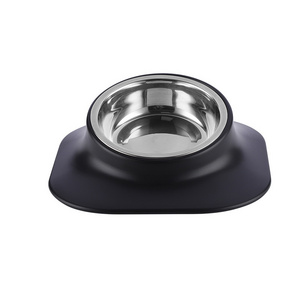 Pets Feeder Bowl and Water Bowl with Rubber Base Stand for Small Medium Large Dogs Stainless Steel Dog Bowl