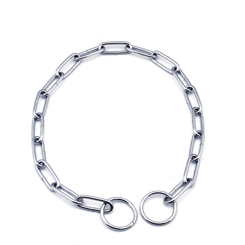 Adjustable Stainless Steel Pet Training Chain Dog Collar