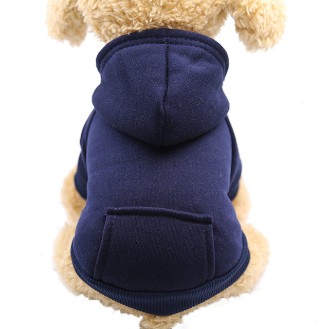 Wholesale Cheap Multicolor Soft Fleece Warm Pet Custom Hoodie Blank Dog Clothes