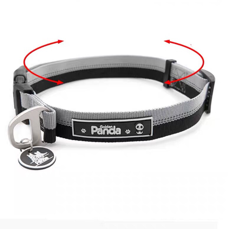 Pet Products Custom Logo Colorful Nylon Pet Collar Pet Supplier Wholesale Dog Collar