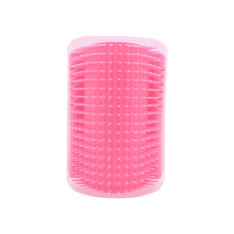 Wall Corner Groomers Soft Grooming Brush Massage Combs for Cat With Catnip Cat Self Groomer