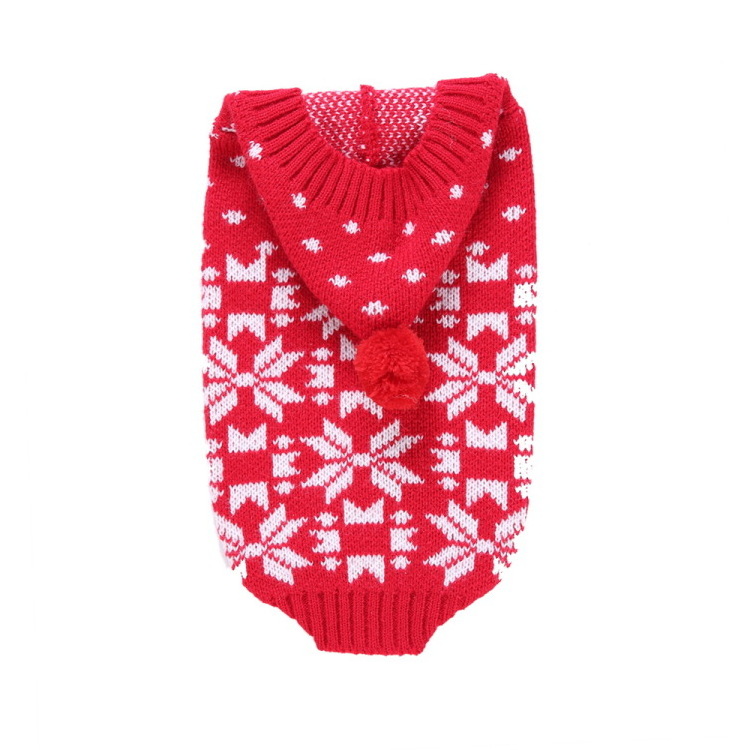 Holiday Style Pet Vintage Knitting Crochet Knit Christmas Pet Dog Sweater