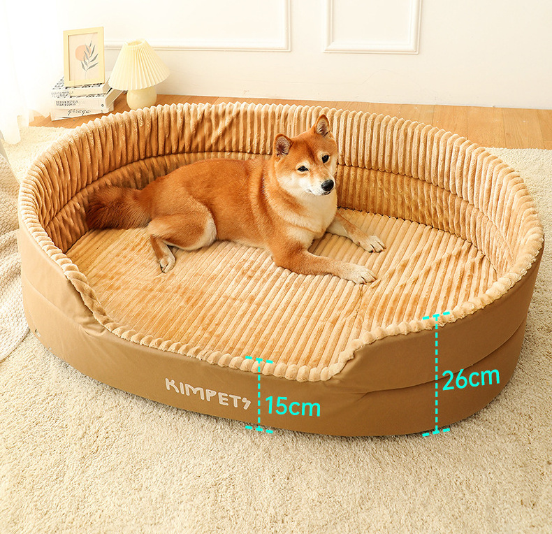 Four Seasons 3D Stereo comfortable high quality washable plush pet bed large dog bed