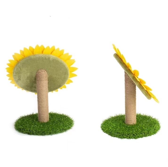 Sisal Hellomoon New Arrival Flower Shape Pet Toy Cardboard Cat Scratcher Board