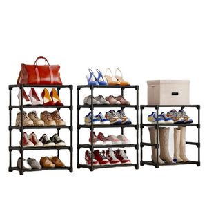 Shoe Rack Sneaker Storage Organizer Cabinet Tower With Non-woven Fabric Cover