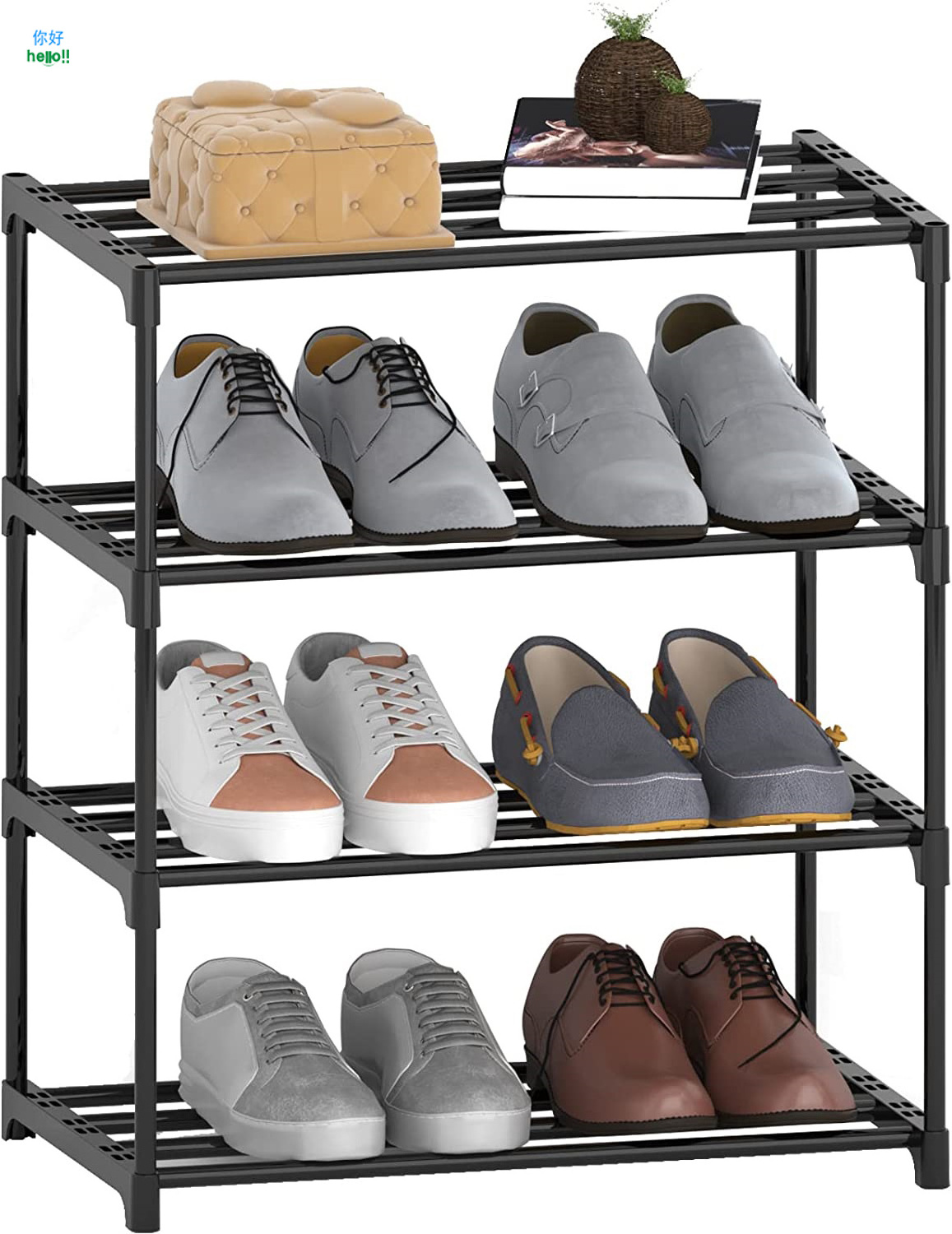 Amazing 10 Tiers Shoe Rack Cabinet 30 Pairs Non-woven Fabric Shoe Rack Portable Organizer Space Saving Shoe Rack With Cover