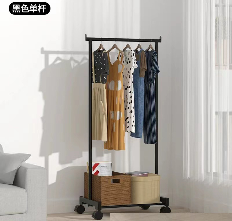 Exquisite stainless steel clothes rail portable hanging rack hanger racks for stores rolling clothes rack