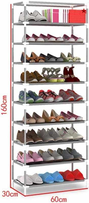 Over-The-Door Shoe Rack for 36 Pair Wall Hanging Closet Organizer Storage Stand shoe rack organizer