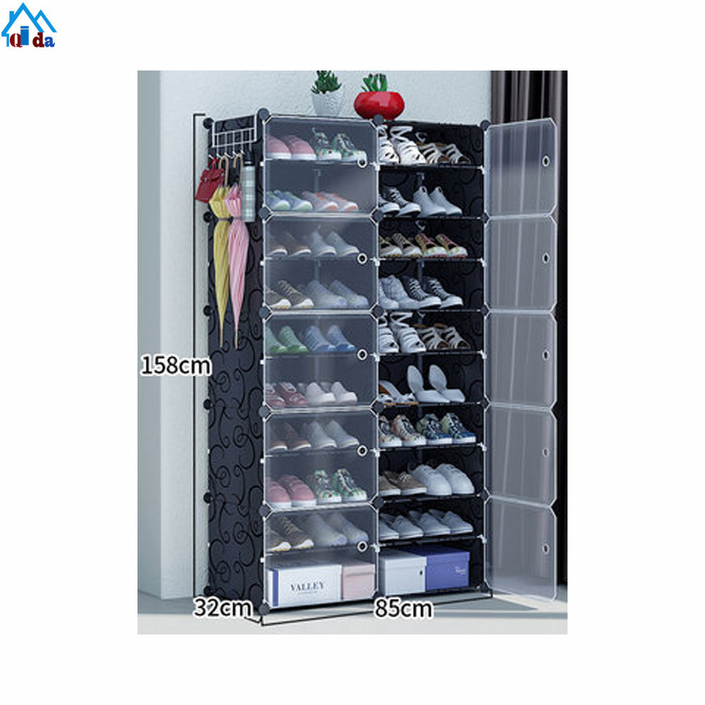 Metal Wire Storage Cubes DIY 6-Cube Closet Black and Toys Shelving Grids Wire Mesh Bookcase Shelves or Shoe Rack white