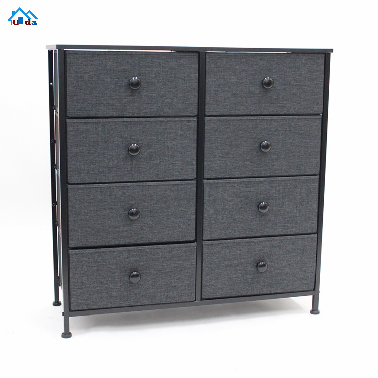 Custom Drawer Cabinet Bedside Fabric Cabinet Storage Drawer Unit With Plastic Foot Pad Custom Drawer Cabinet