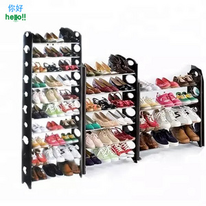 10 Tiers Shoe Rack 50 Pairs Tall Shoe Rack Organizer Non-woven Fabric Shoe Storage Cabinet