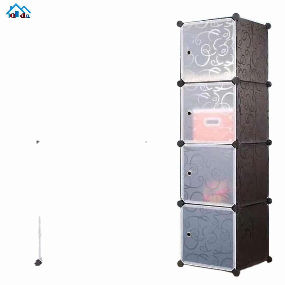 Portable Clothes Closet Wardrobe for Children and Kids DIY Modular Storage Organizer