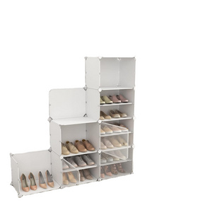 5-Tier Shoe Rack for Closet, Durable Shoe Shelf Space Saving, Narrow Shoe Storage Stand Small Shoe Cabinet Boots Storage